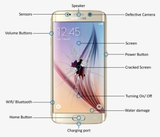 Select A Service - Samsung Galaxy S6 Gold Lifeproof