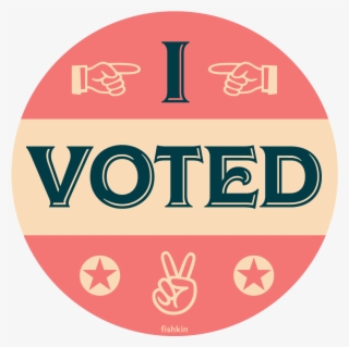 Get Out The Vote, Free Sticker, Great Design - Peace Love