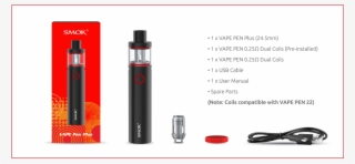 Direct Voltage Vape Pen - Vape Pen Plus Smok