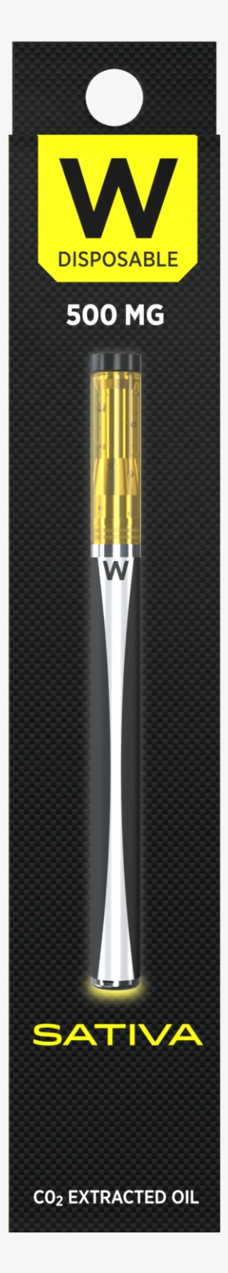 Durban Poison Sativa 500mg Vape Pen By W Vapes - Ball Pen
