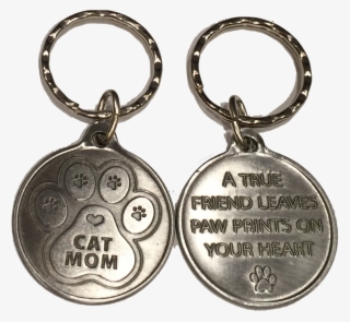 A True Friend Pet Keychain Pewter Color Recoverychip - Keychain
