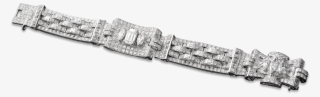 Art Deco Diamond Buckle Bracelet - Bracelet