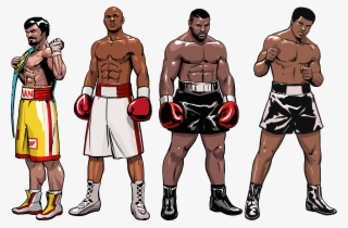 manny "pacman" pacquiao, floyd "money" mayweather, - boxers drawings