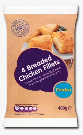 Centra Breaded Chicken Fillet 4's 400g - Centra