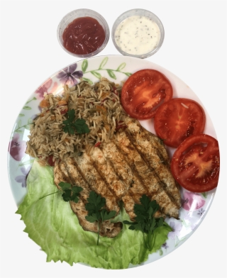 Grilled Chicken Breast - Fried Fish