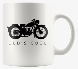 Vintage Motorcycle Silhouette Mug - Royal Enfield Wall Stickers