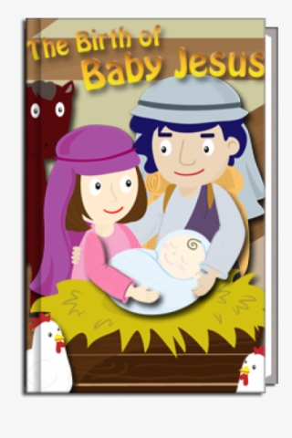 The Birth Of Baby Jesus - Cartoon