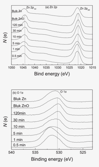 Zn 2 P And O 1 S (b) Spectra Of Solid Samples At Reactions - Diagram