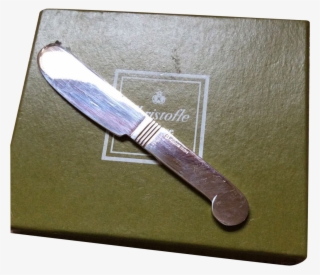 Christofle Six Pate/butter Knives, Art Deco Style - Utility Knife