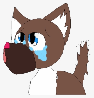 Sad Dog - Cartoon