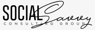 Social Savvy Final Logo Black - Calligraphy