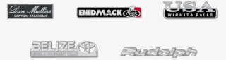 Chrome Plate Zinc Die Cast Metal Name Plates - Ford Motor Company