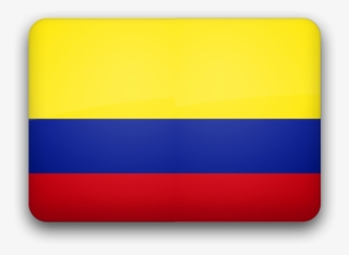 Bandera De Colombia, Glossy Style - Colombia Flag Transparent Paint