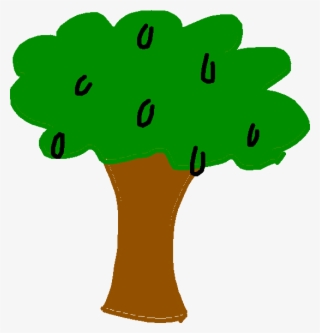 Tree - Drawing - Tree With Apples Clip Art