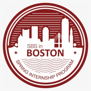 Umass Sbs In Boston - Skyline Badge Vector