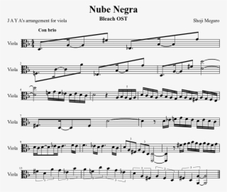Nube Negra Sheet Music Composed By Shoji Meguro 1 Of - Sheet Music