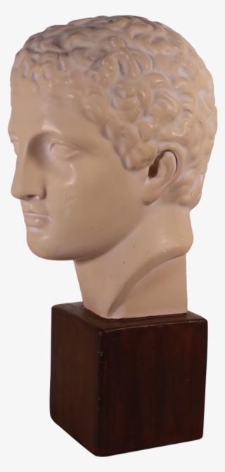 Plaster Bust Of Roman Male - Bust