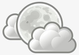 Big Image - Full Moon With Clouds Drawings