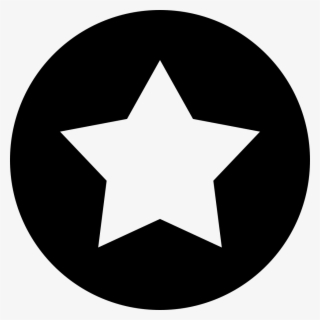 Star In Circle Png