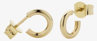 meadowlark • taboo hoop • small • gold plated - earrings
