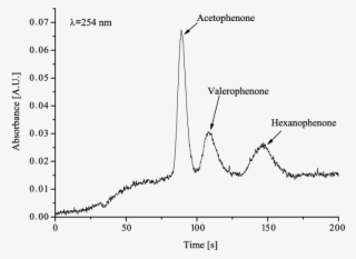 Optimized Microchip Separation Of Acetophenone , Valerophenone - Palladium Complex Uv Vis
