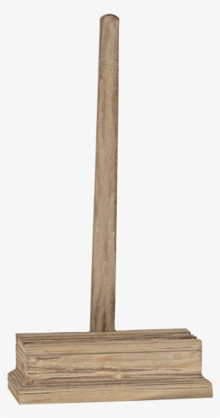 Distressed Wood Easel - Hardwood