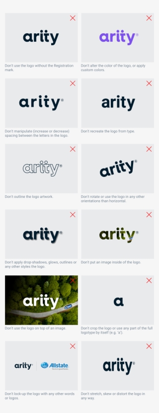 Logo Dont's - Tree