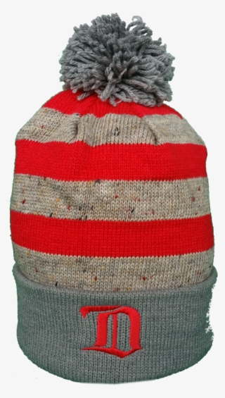 Detroit Red Wings Toque Vintage Speckled Oatmeal Pom - Beanie