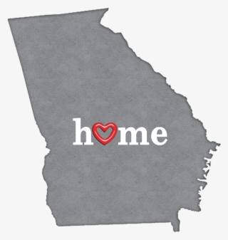 Click And Drag To Re-position The Image, If Desired - Georgia Outline With Heart