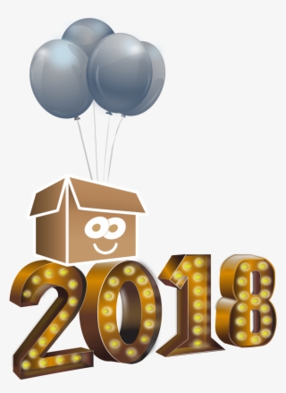 New Years Card Outline 300 Dpi 2-01 - Balloon