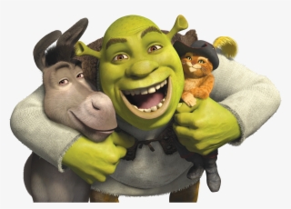 Win A Shrek Anniversary 4 Movie Collection On Blu Ray - Shrek Donkey And Cat