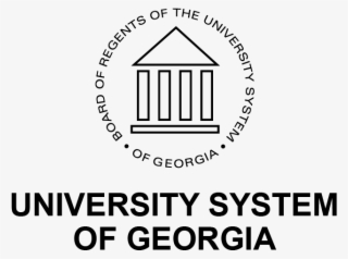 Stacked Black On White Logo With Text - University System Of Georgia
