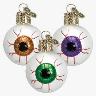 Evil Eye Ornaments - Halloween Glass Ornaments