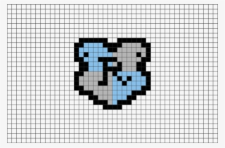 Hogwarts Ravenclaw House Crest Pixel Art From Brikbook - Pixel Art Harry Potter Ravenclaw