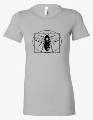 feminine-cut vitruvian bee - shirts together forever