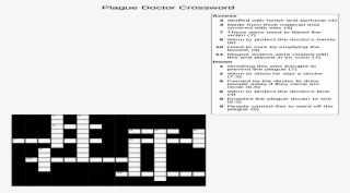 plague doctor crossword answers