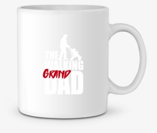 Mug En Céramique Walking Grand Dad White Par Laundryfactory - Mug