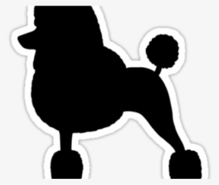 Poodle Clipart File - Black Poodle Image For Skirt