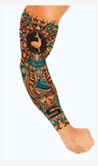 Cronulla Sharks Nrl Adult Tattoo Sleeve - Sock