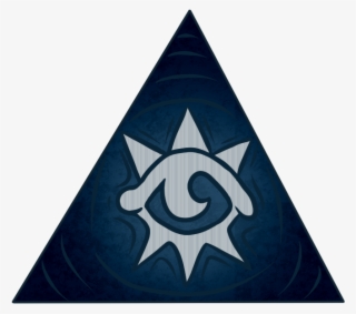 illuminati sign version with spode's eye from spore - triangle