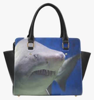 Great White Shark Attack Classic Shoulder Handbag - Handbag
