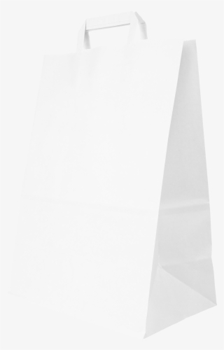 Beige - White - Paper Bag