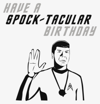 Spock Birthday Card