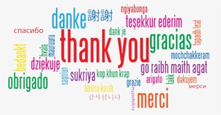 Thank You For Donation - Thank You In Different Languages Png