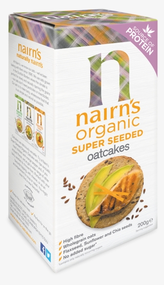 Nairns Super Seeded Organic Oatcakes