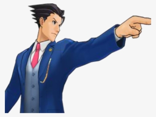 Ace Attorney Clipart Objection - Phoenix Wright Objection Png Transparent