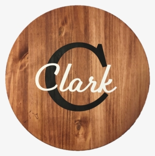 Monogram Wood Sign 18″ Round - Circle