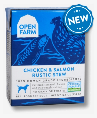 Open Farm Grain Free Chicken & Salmon Recipe Rustic - Open Farm Wild Caught Salmon Rustic Blend