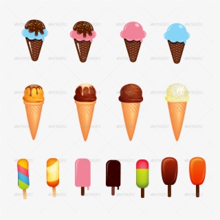 cream and collection by pixelscube graphicriver food - ice cream candy vector