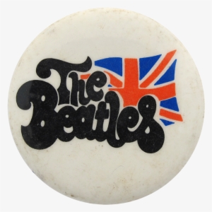 The Beatles Flag Music Button Museum - Beatles Pin With Transparent Background